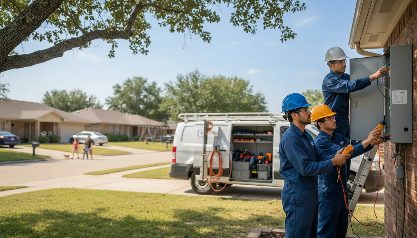 Certified electrician providing emergency electrical services in Elrosa, MN